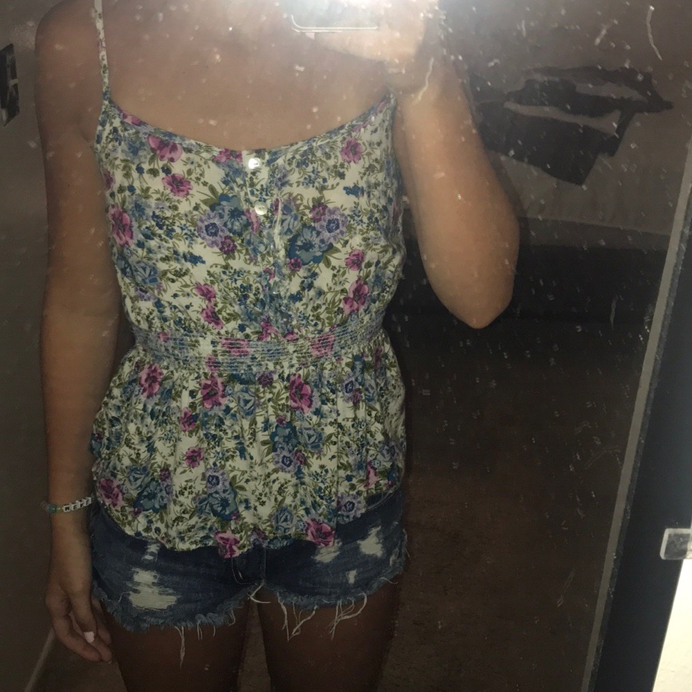 Floral tank top